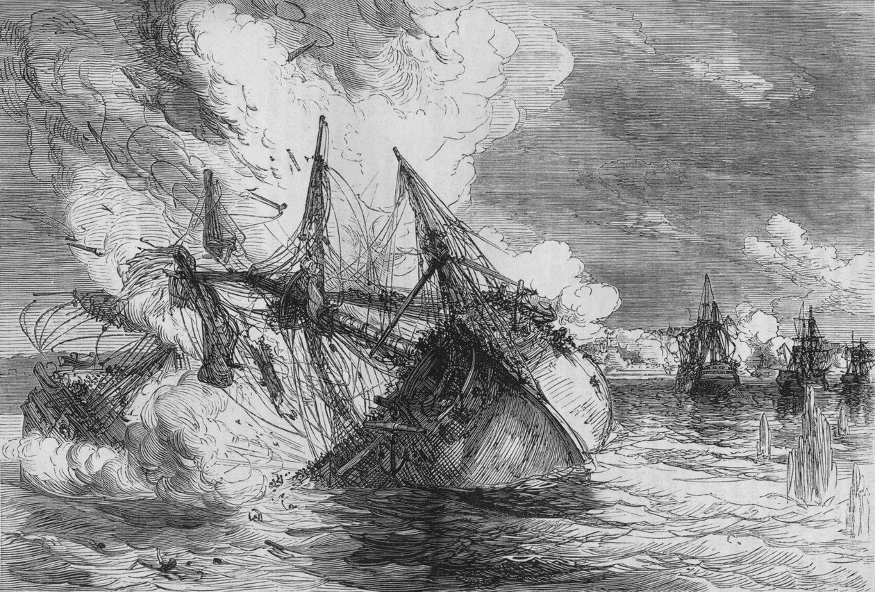 Támadás Nova Colonia ellen, 1880 alkotó: Unbekannt
