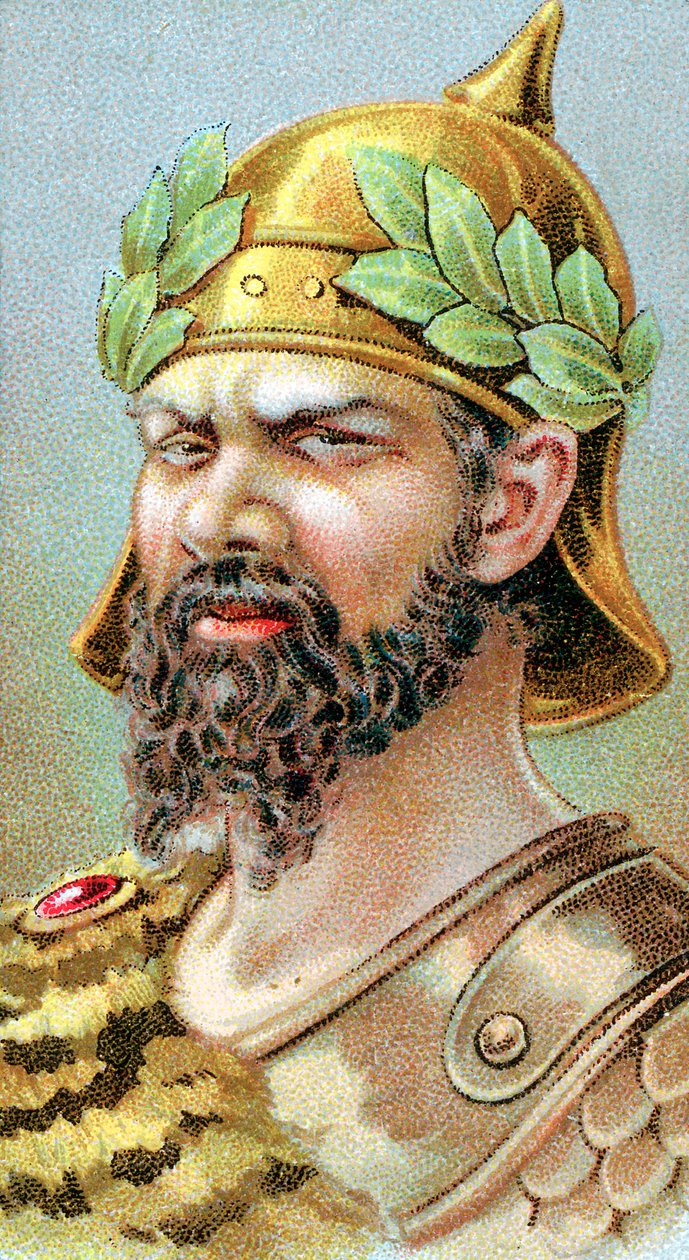 Attila c406-453 Hunok királya 434-től, XIX alkotó: Unbekannt