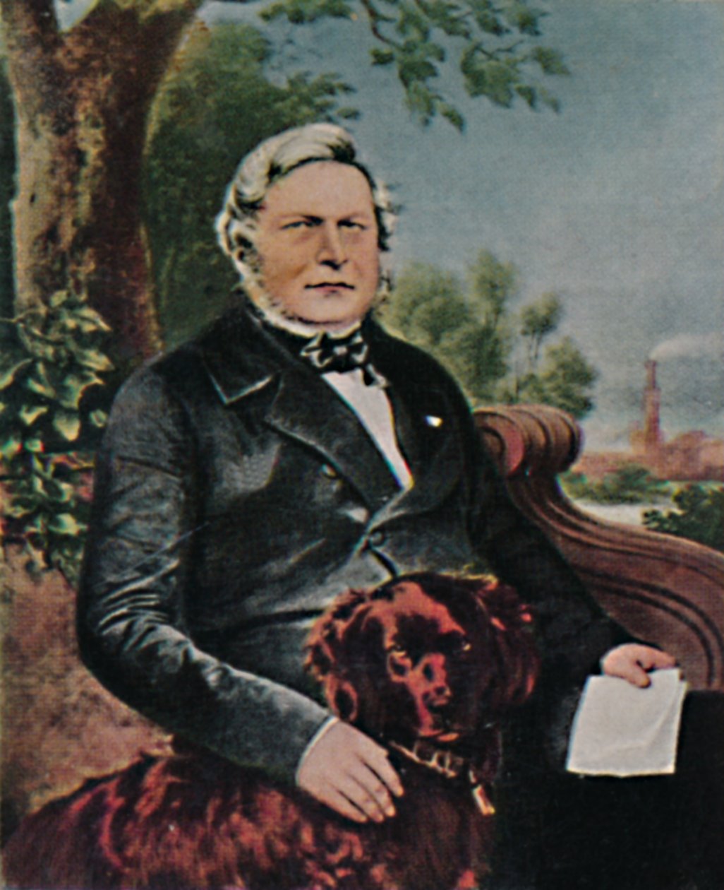 augusztus Borsig 1804-1854. - Kruger festménye, 1934. alkotó: Unbekannt