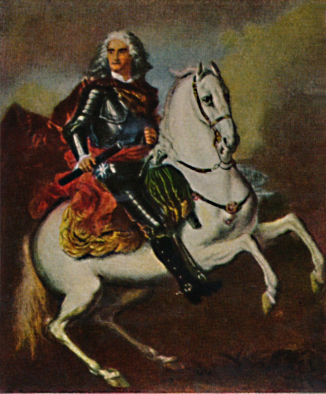 Erős augusztus 1670-1733. - Silvestre festménye, 1934. alkotó: Unbekannt