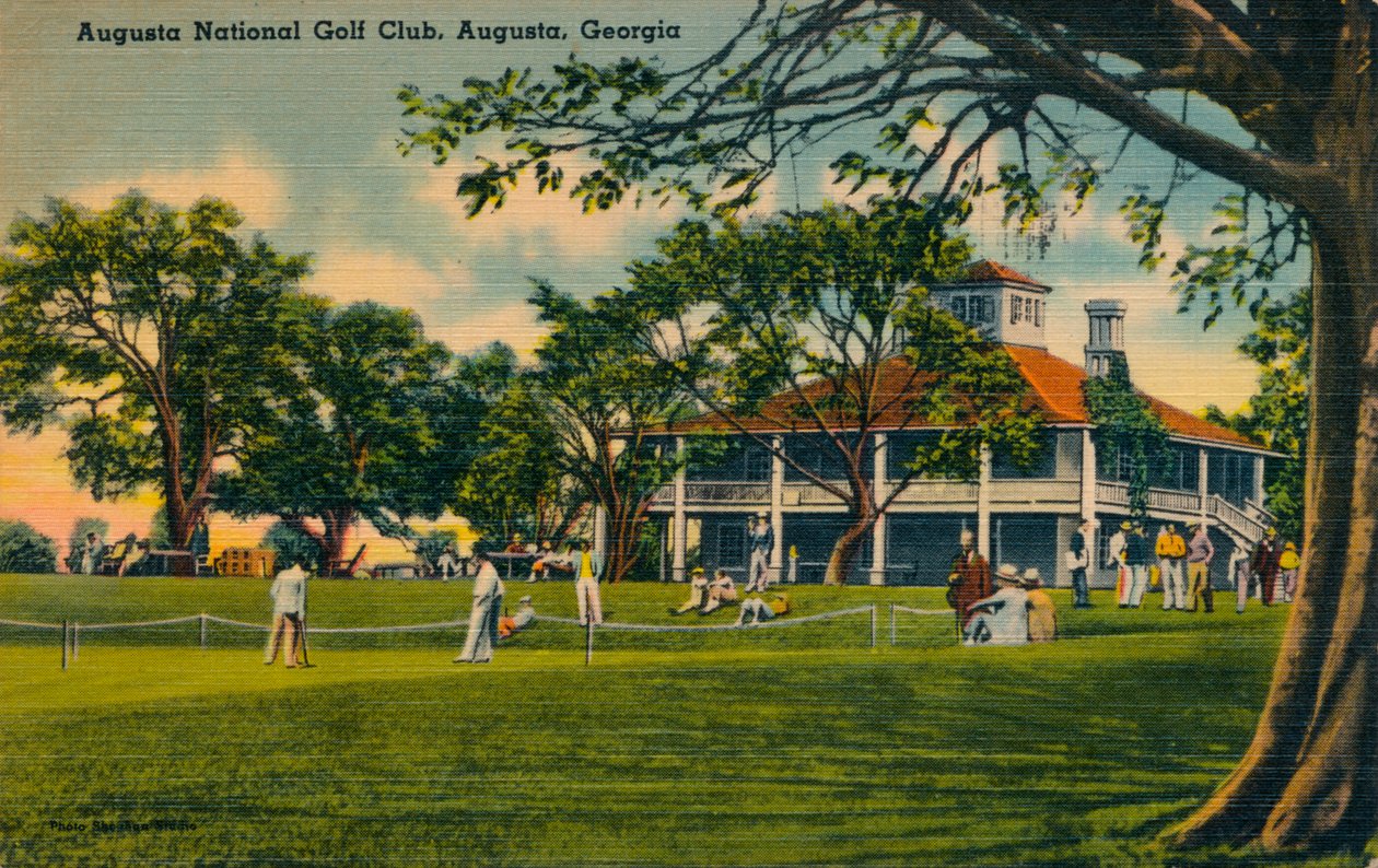 Augusta National Golf Club House, 1943 alkotó: Unbekannt