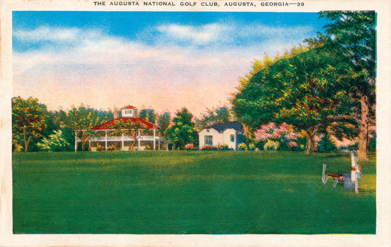Augusta National Golf Club House, 1935 alkotó: Unbekannt