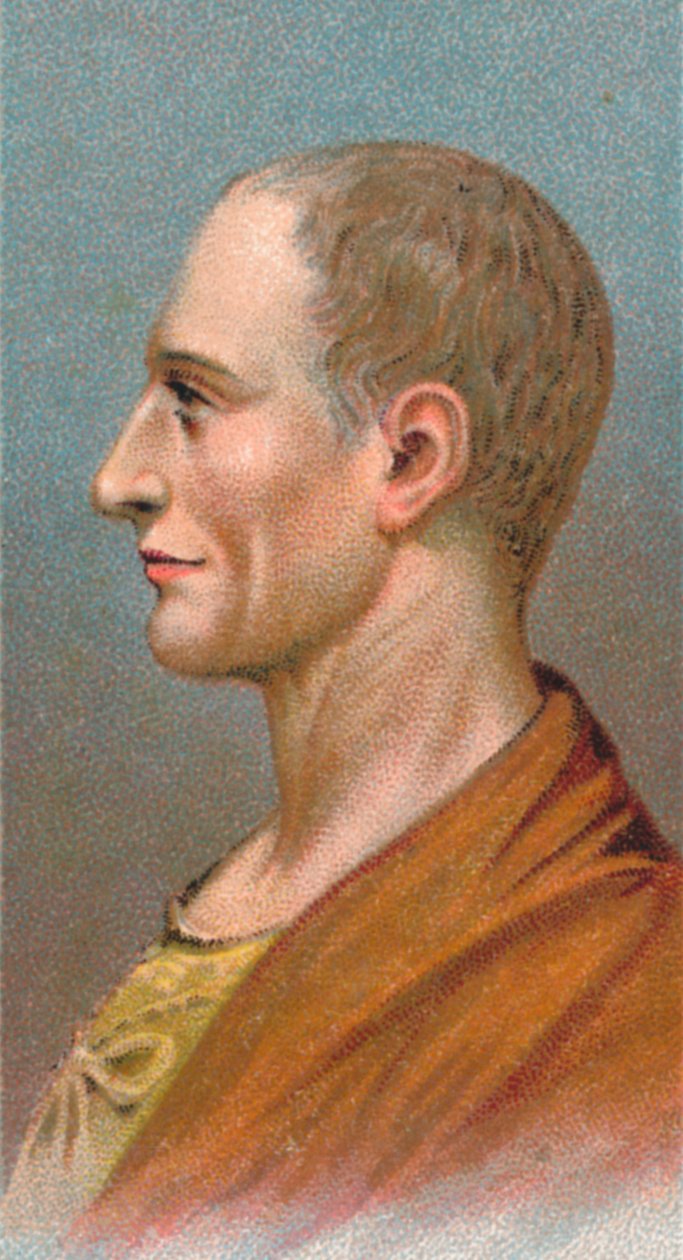 Augustus Caesar – Gaius Julius Caesar Octavianus Kr.e. 63-14, első római császár, 1924 alkotó: Unbekannt