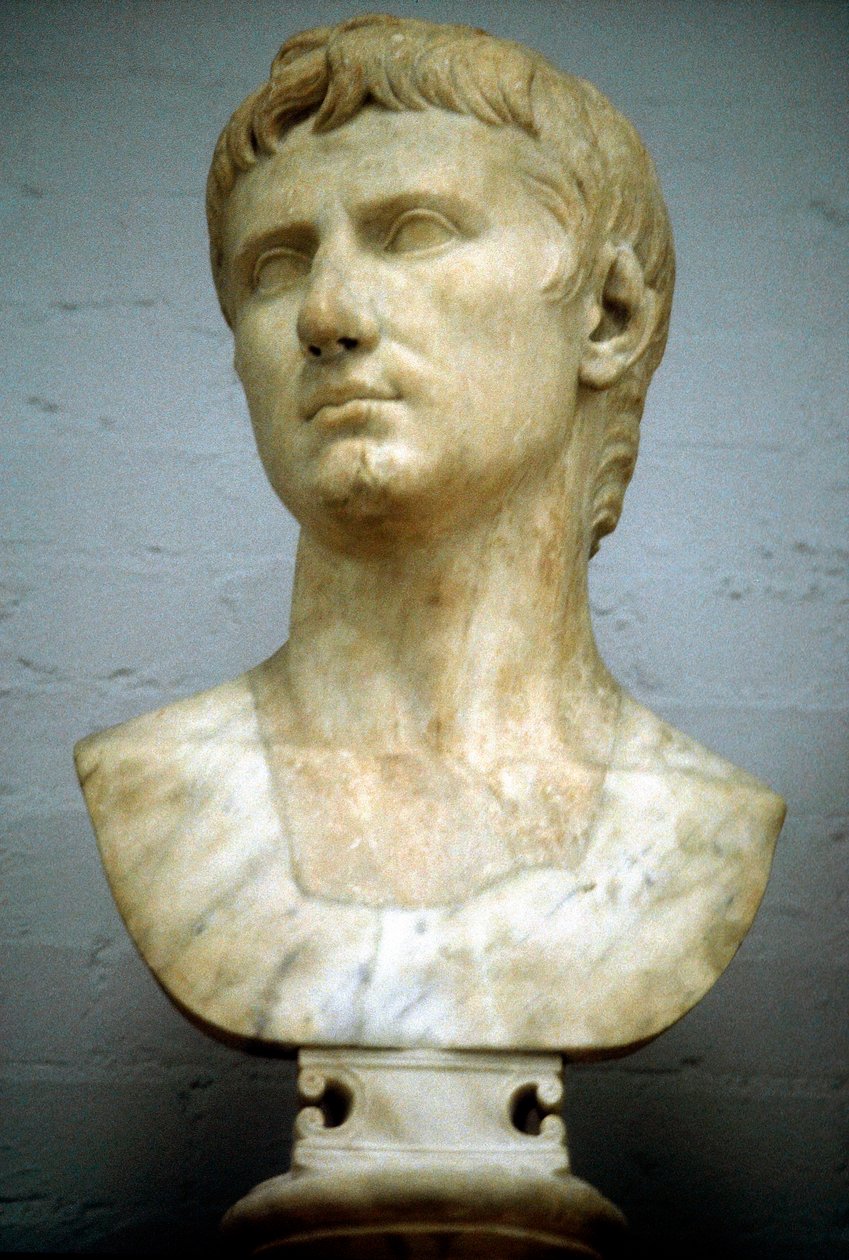 Augustus Caesar – Gaius Julius Caesar Octavianus Kr.e. 63-14, első római császár alkotó: Unbekannt