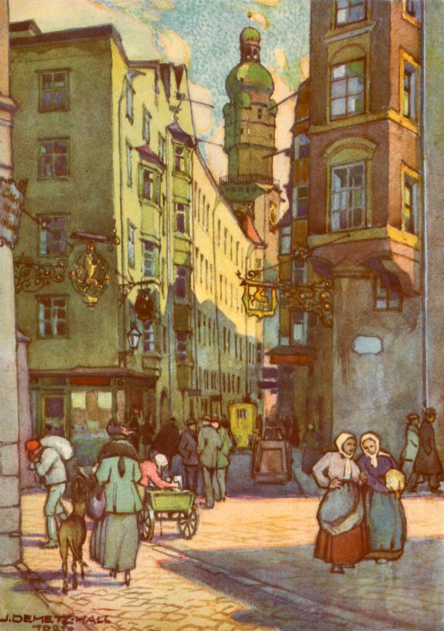 Der Altstadtból, The Old Town, 1929. alkotó: Unbekannt