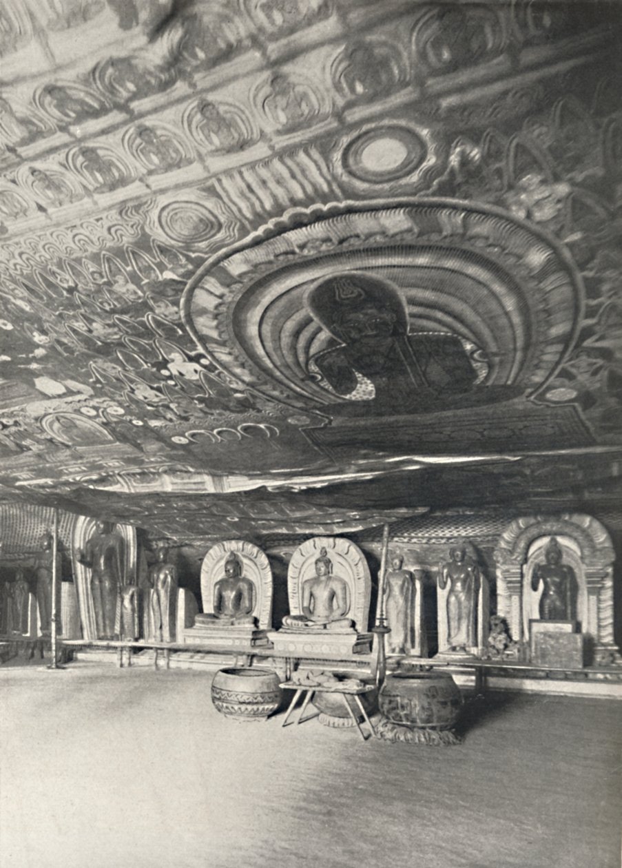 Dambulla sziklatemplomaiból, 1926 alkotó: Unbekannt