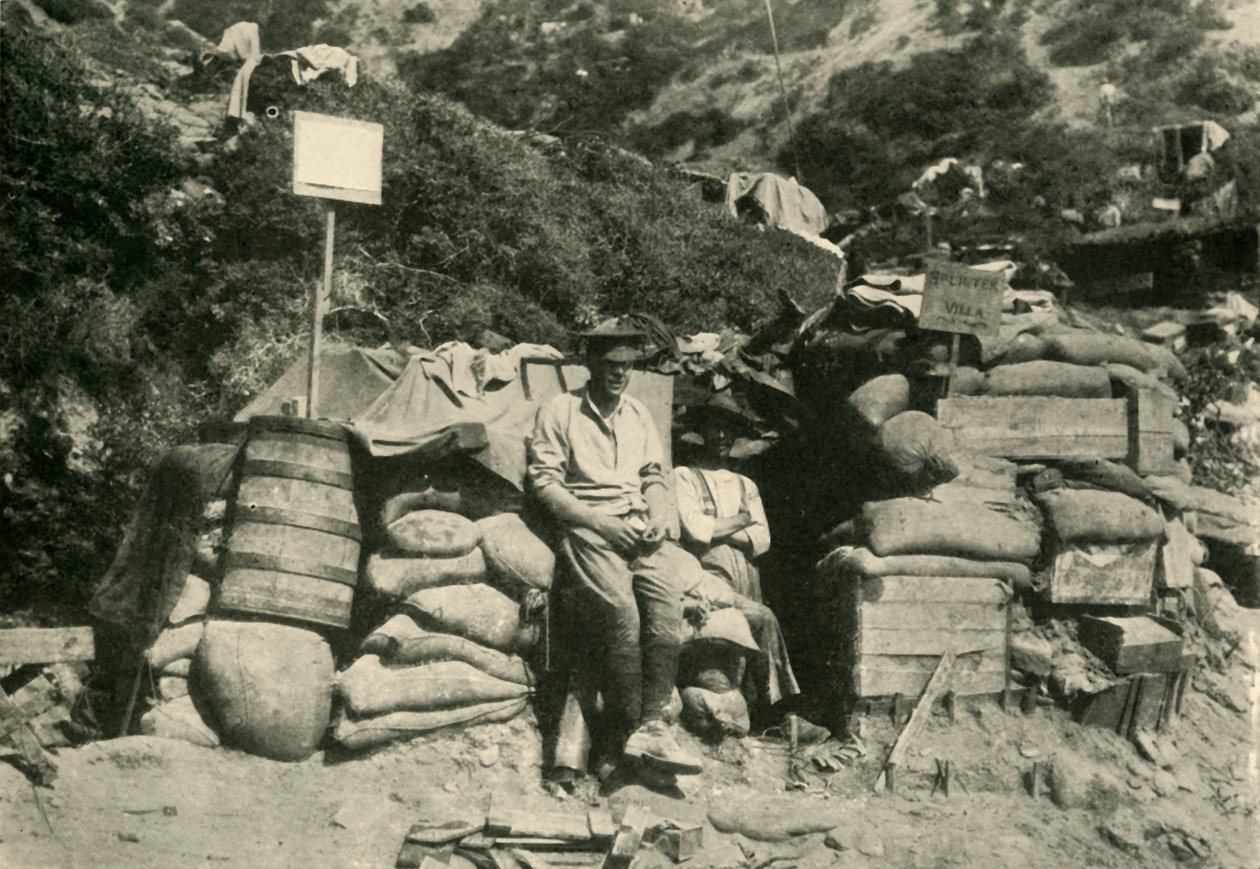Ausztrál csapatok Törökországban, első világháború, 1915, c1920. alkotó: Unbekannt