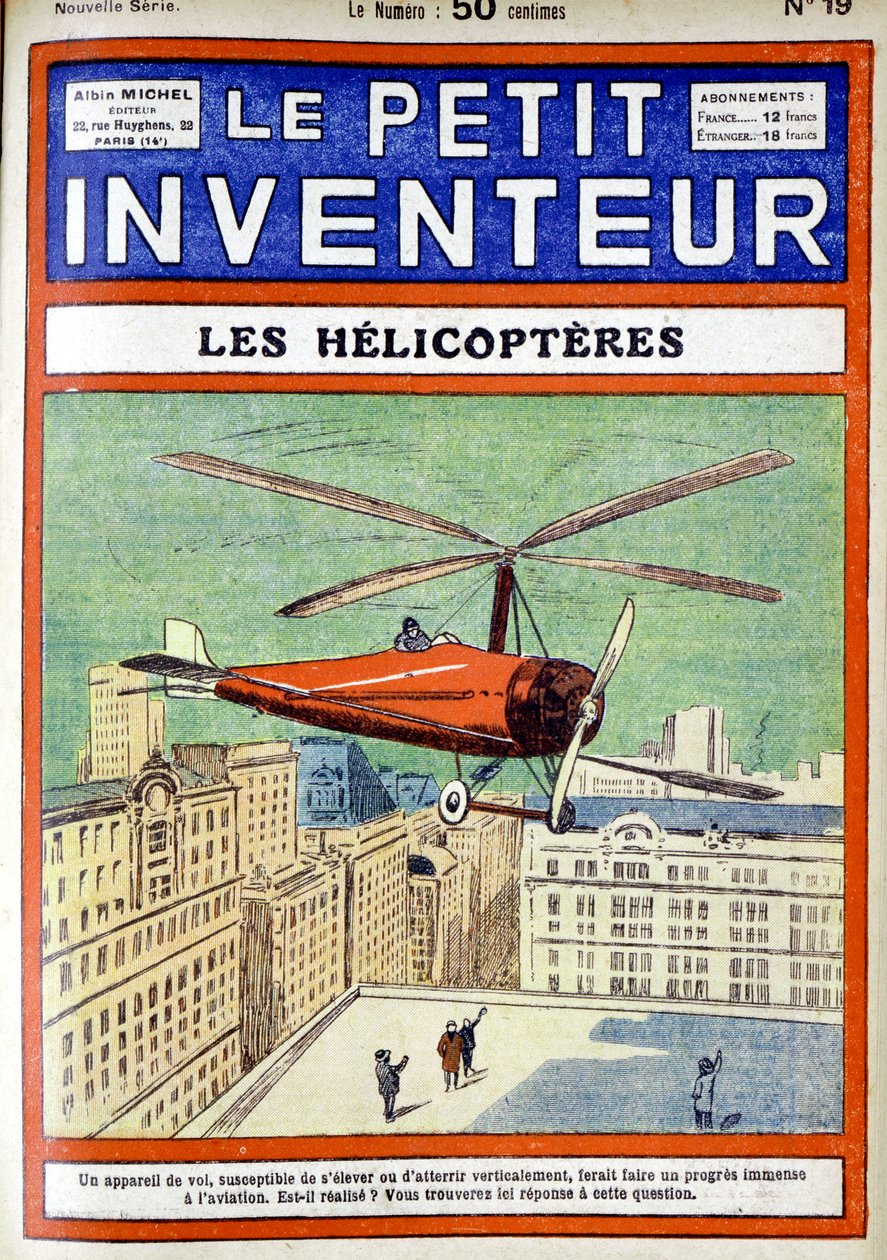 Juan de la Cierva spanyol mérnök által tervezett Autogyro, 1928 alkotó: Unbekannt
