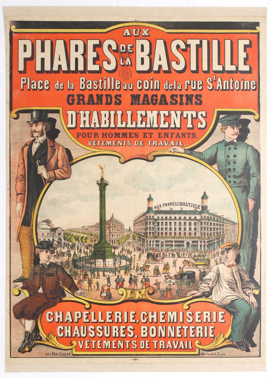 A Bastille világítótornyainál, 1890-es évek. alkotó: Unbekannt