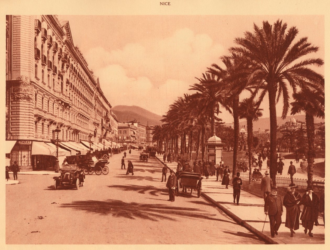 Avenue of Verdun, Nizza, 1930. alkotó: Unbekannt