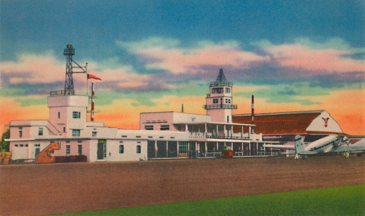 Avianca Airport National Airlines of Colombia Barranquilla, 1940-es évek alkotó: Unbekannt