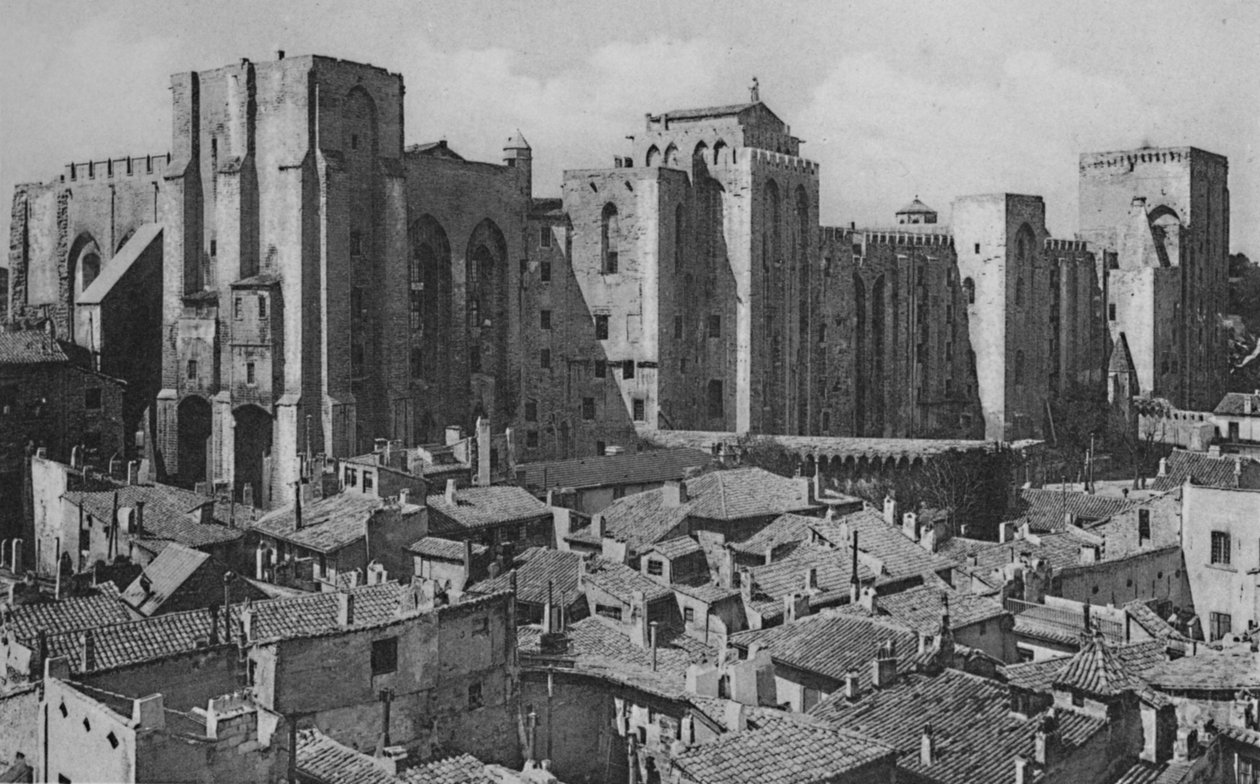 Avignon – Pápai palota East Side, 1925 alkotó: Unbekannt