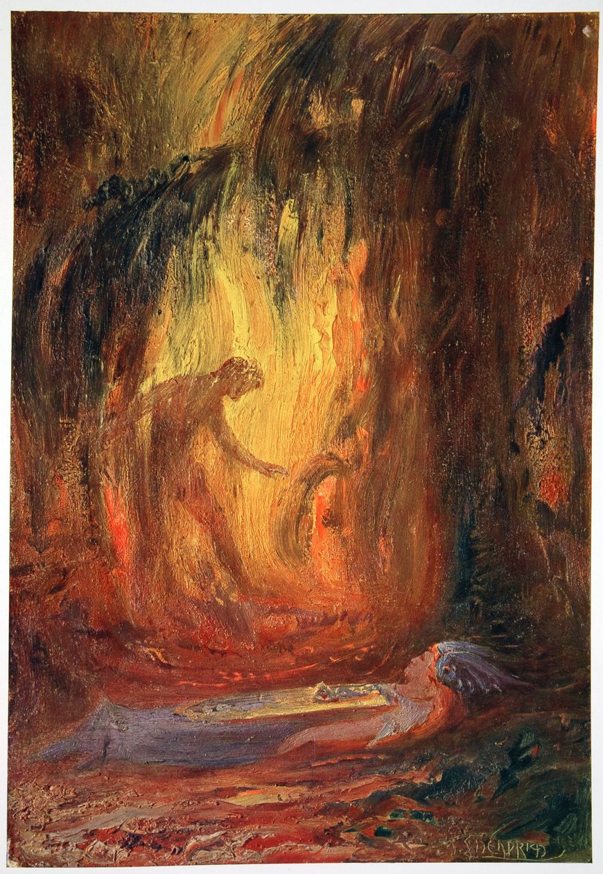 Brunnhilde ébredése, 1906 alkotó: Unbekannt