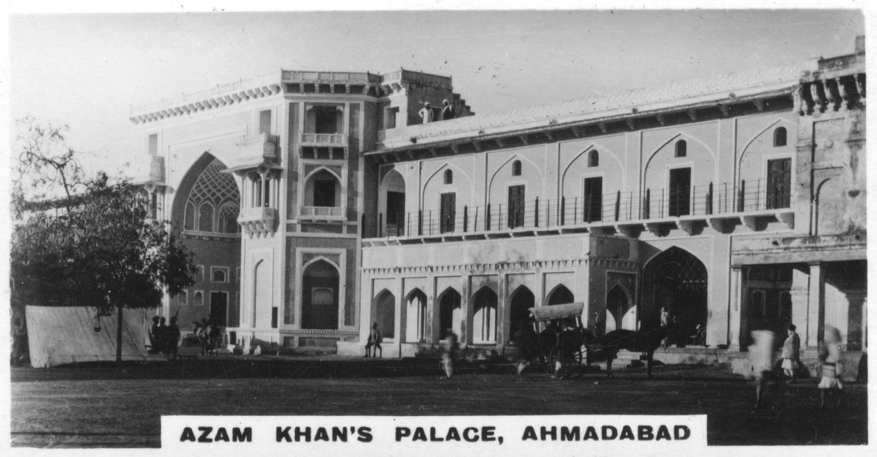 Azam Khans palota, Ahmedabad, India, 1925 alkotó: Unbekannt
