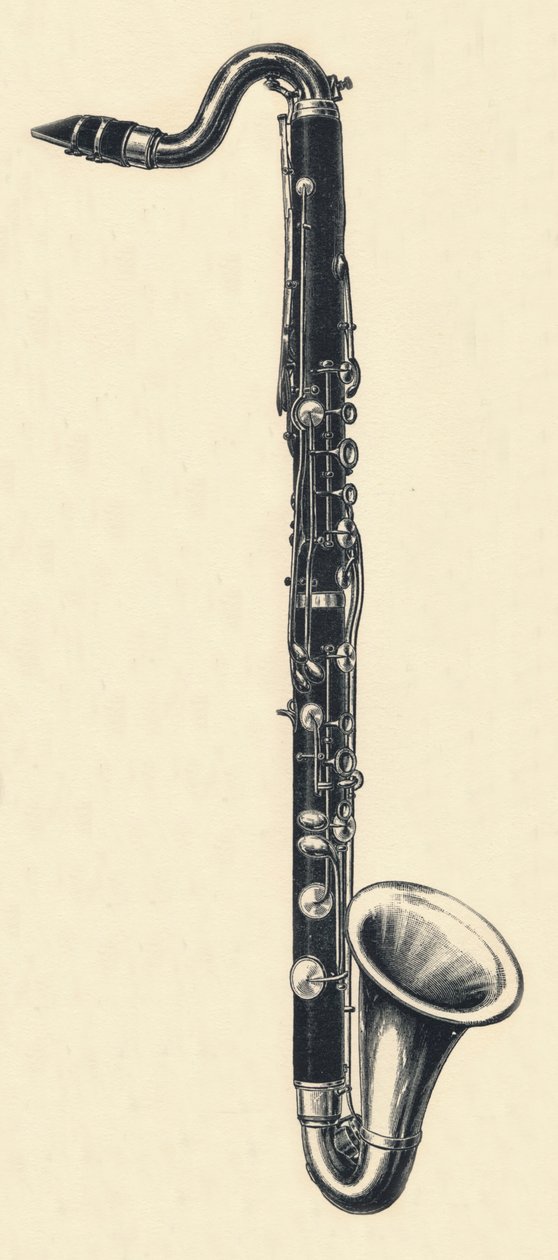 B basszusklarinét, 1895. alkotó: Unbekannt