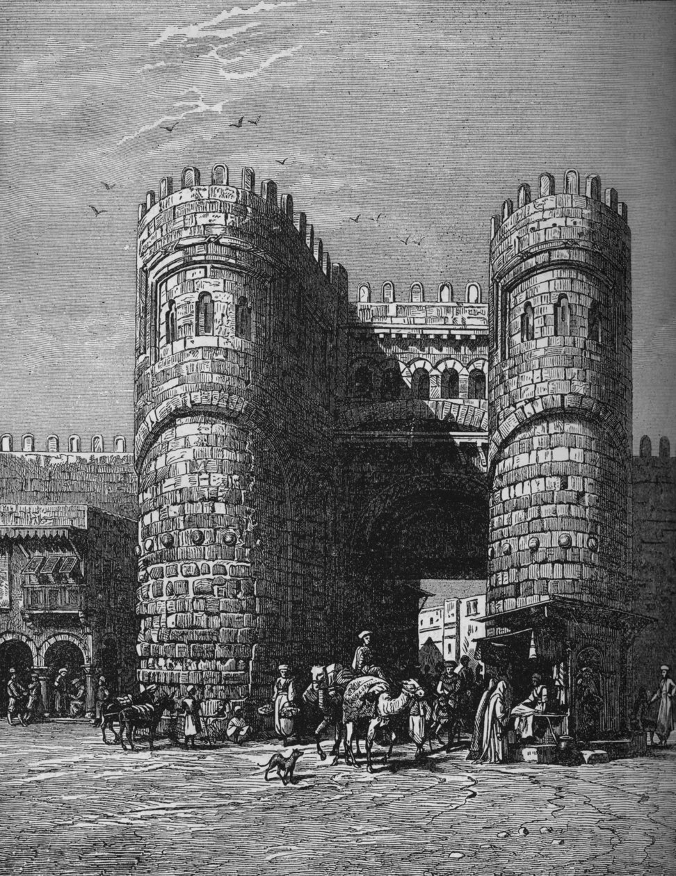 Bab-El-Footoh, Kairó egyik kapuja, 1878, c1882 alkotó: Unbekannt