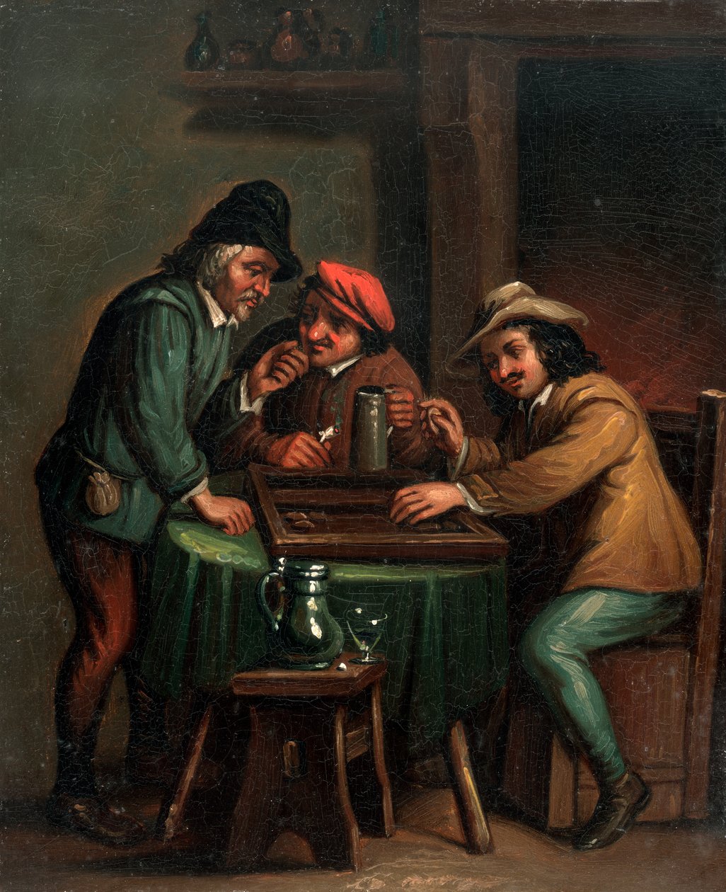 Backgammon játékosok alkotó: Unbekannt