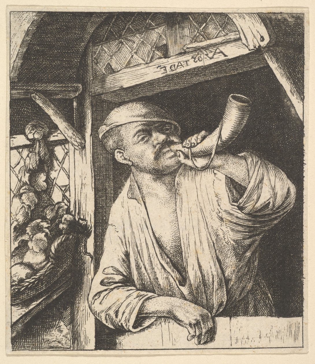 Baker Fúj kürt, 1610-85. alkotó: Unbekannt