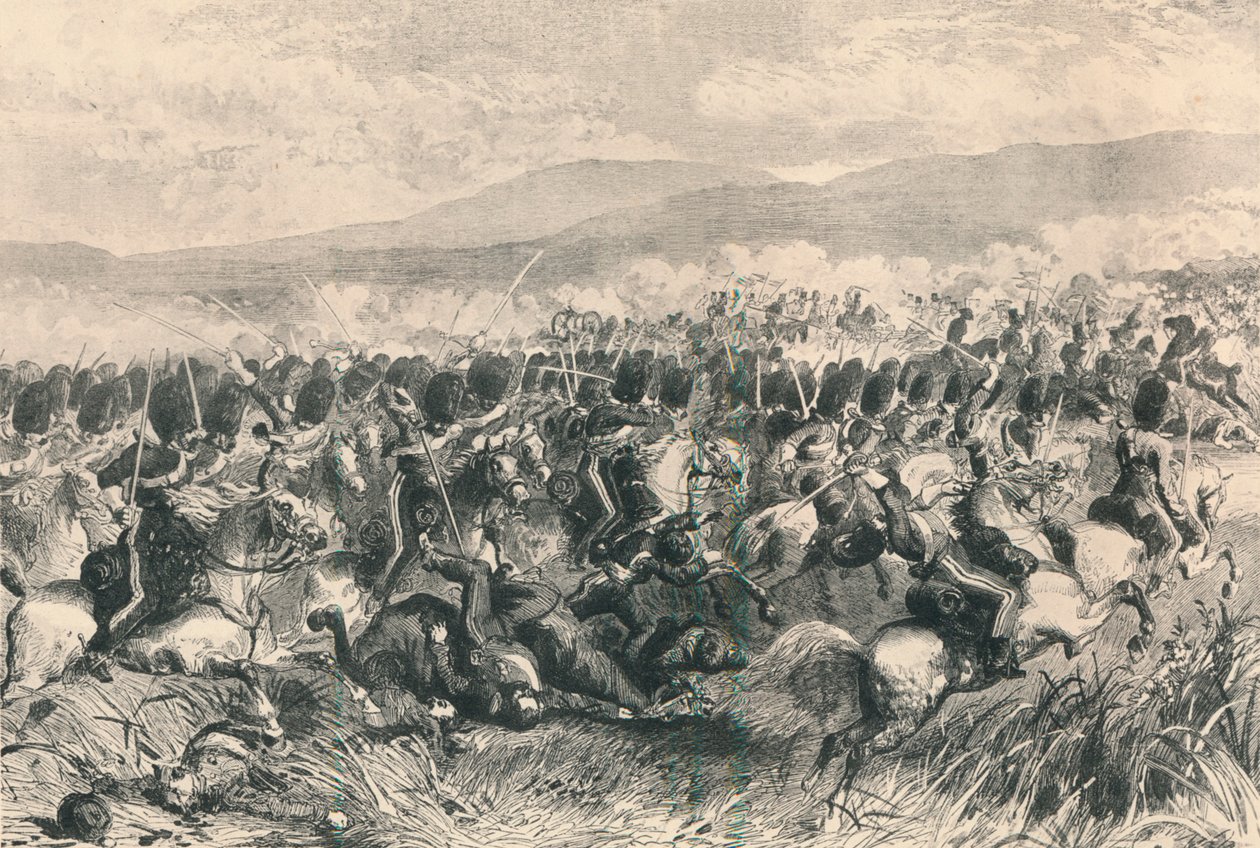 Balaclava, 1854. október 25. A skót szürkék vádja, 1884 alkotó: Unbekannt