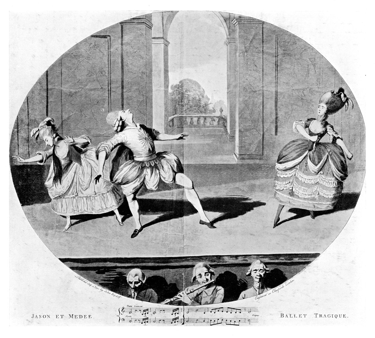 Tragikus balett, 1781 alkotó: Unbekannt