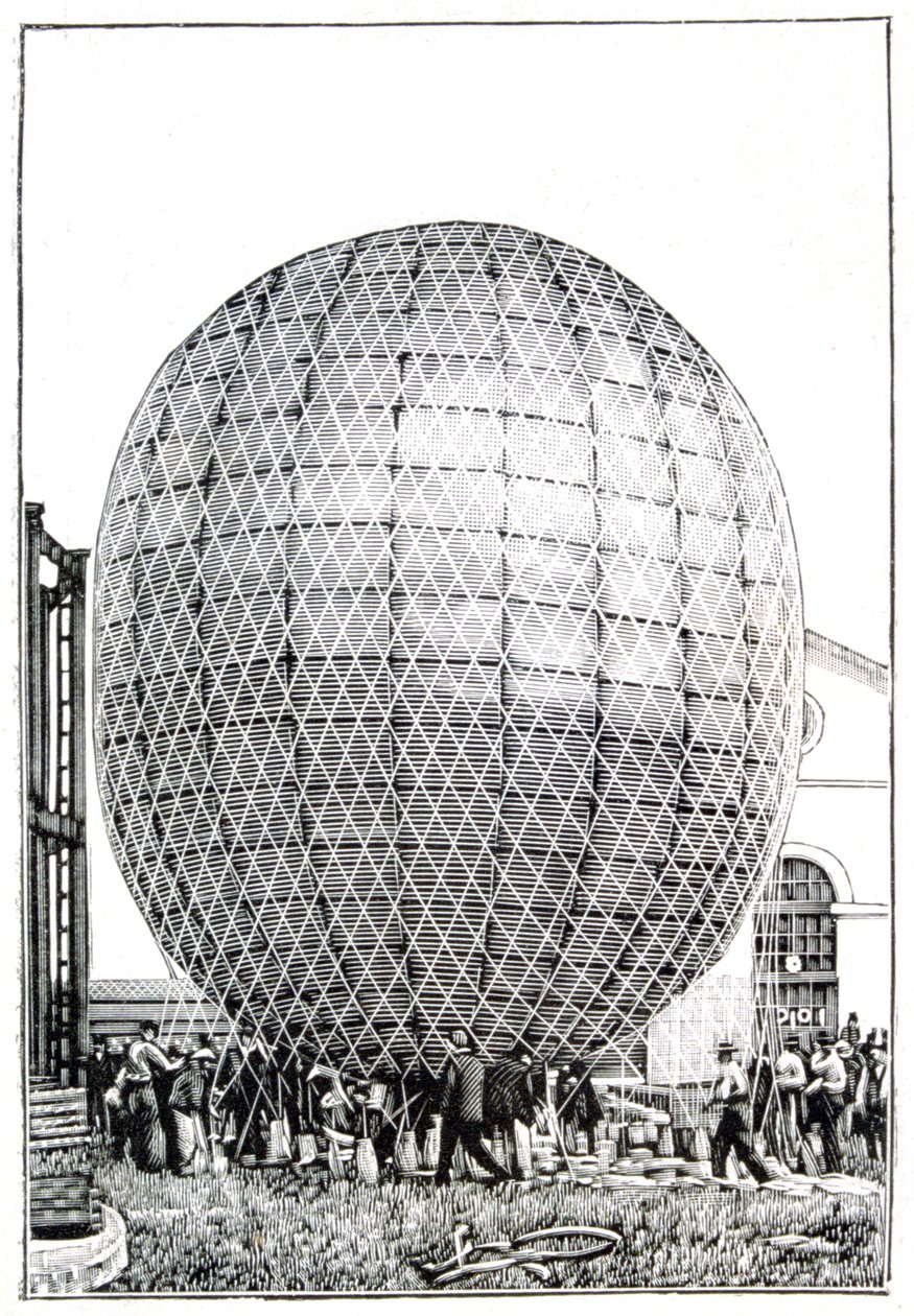 Léggömb, 1888 alkotó: Unbekannt