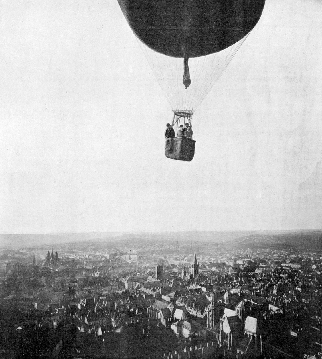 Az Aero Club léggömbje, 1899. március 18 alkotó: Unbekannt
