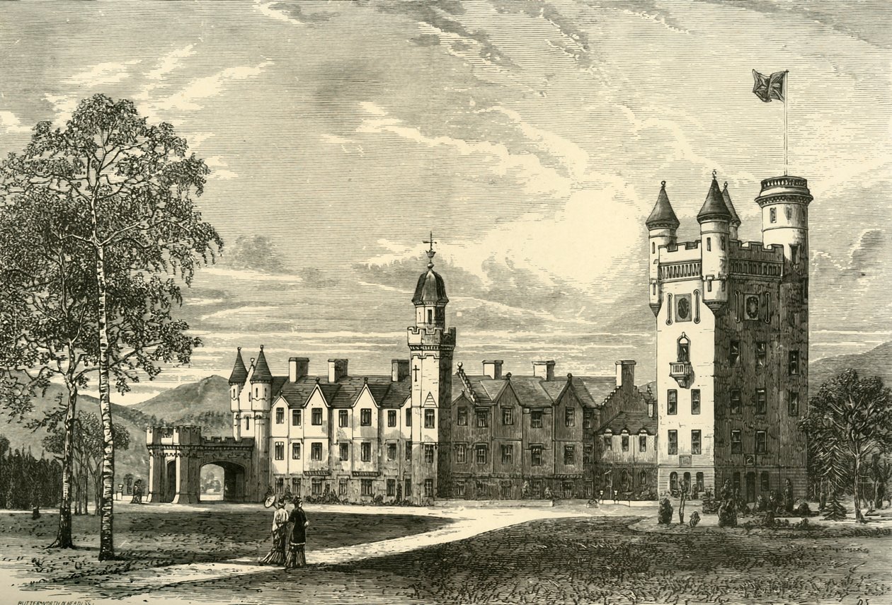 Balmoral kastély, 1898. alkotó: Unbekannt