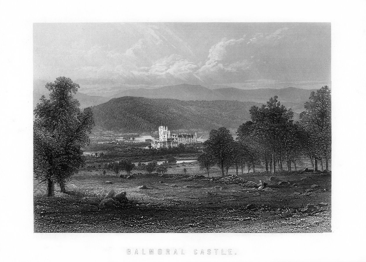 Balmoral kastély, Aberdeenshire, Skócia, 1899 alkotó: Unbekannt