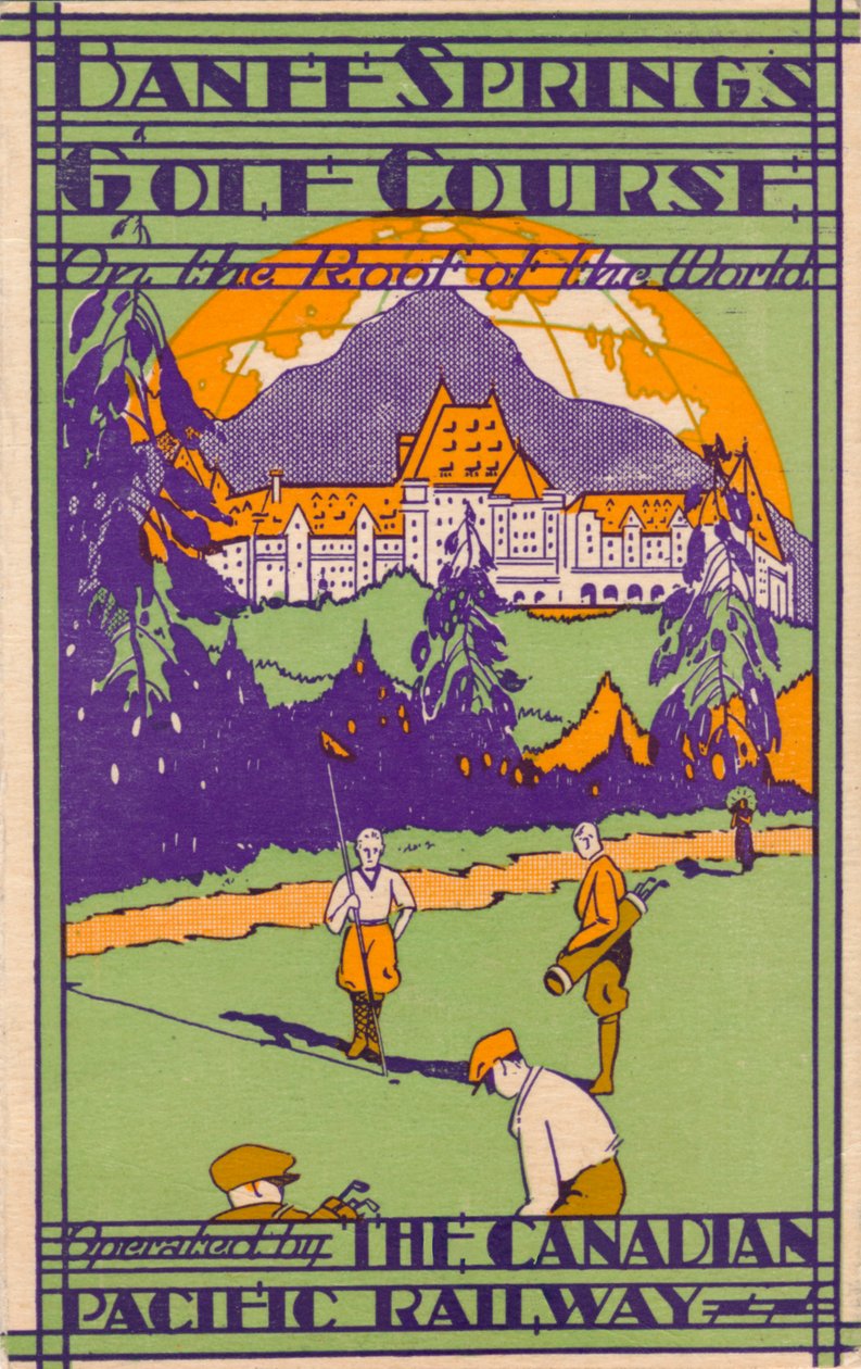 Banff Springs golfpálya, eredményjelző, c1925 alkotó: Unbekannt