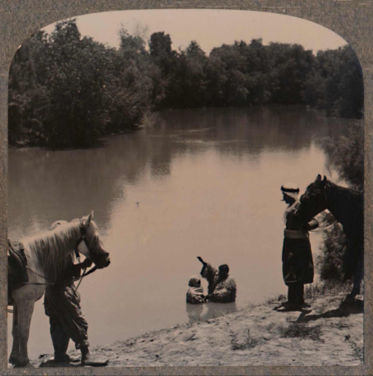Keresztelés a Jordánban, 1900 alkotó: Unbekannt