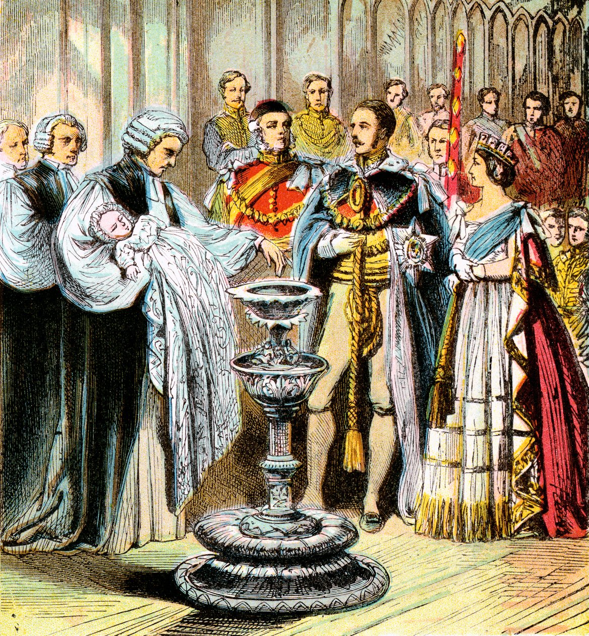 Walesi herceg megkeresztelkedése, 1842-1850-es évek alkotó: Unbekannt