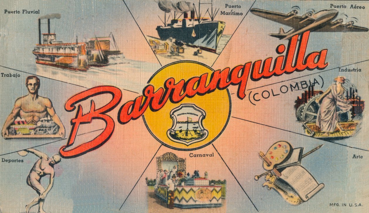 Barranquilla Kolumbia, 1940-es évek alkotó: Unbekannt