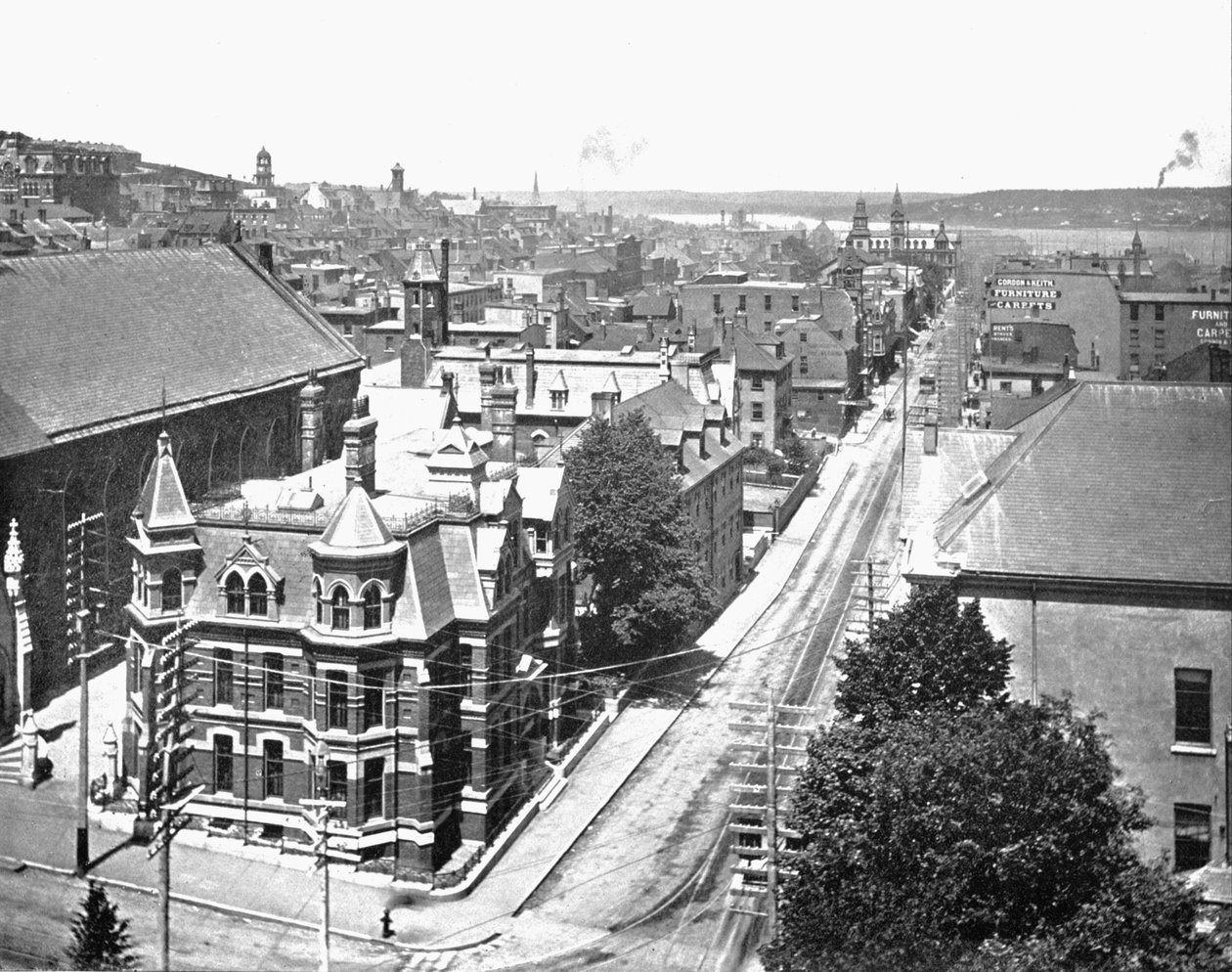 Barrington Street, Halifax, Nova Scotia, Kanada, c1900. alkotó: Unbekannt