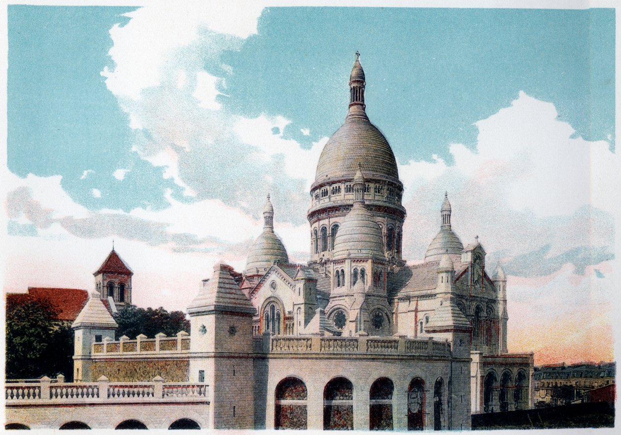 A Sacre Coeur-bazilika, Párizs, 1900 alkotó: Unbekannt