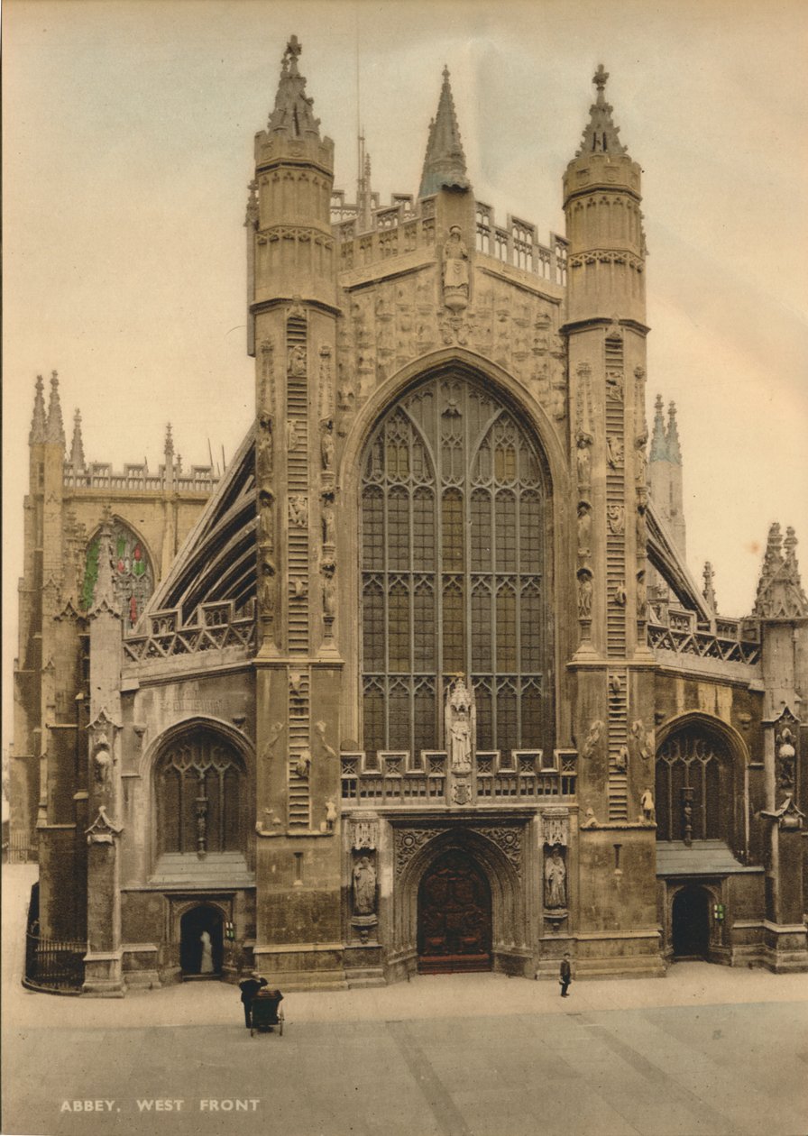 Bath-apátság, nyugati front, 1925 alkotó: Unbekannt