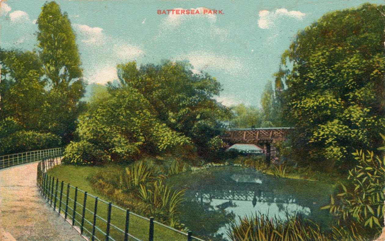Battersea Park, 1909 alkotó: Unbekannt