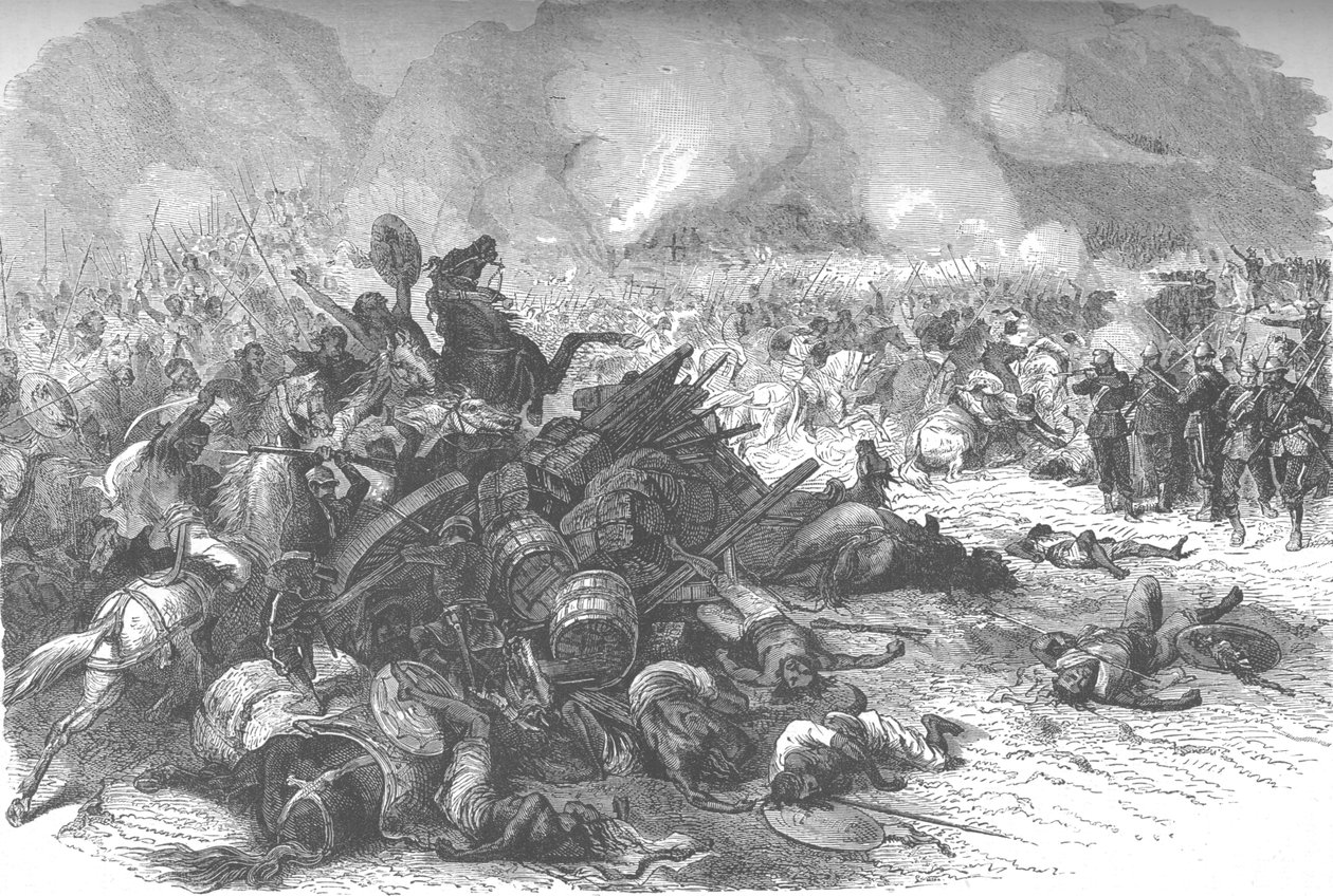 Csata Magdala előtt, 1880 alkotó: Unbekannt