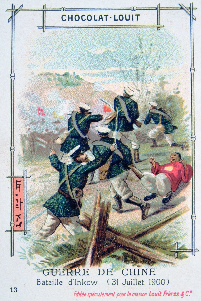 Csata Inkownál, Kínában, boxerlázadás, 1900. július 31 alkotó: Unbekannt