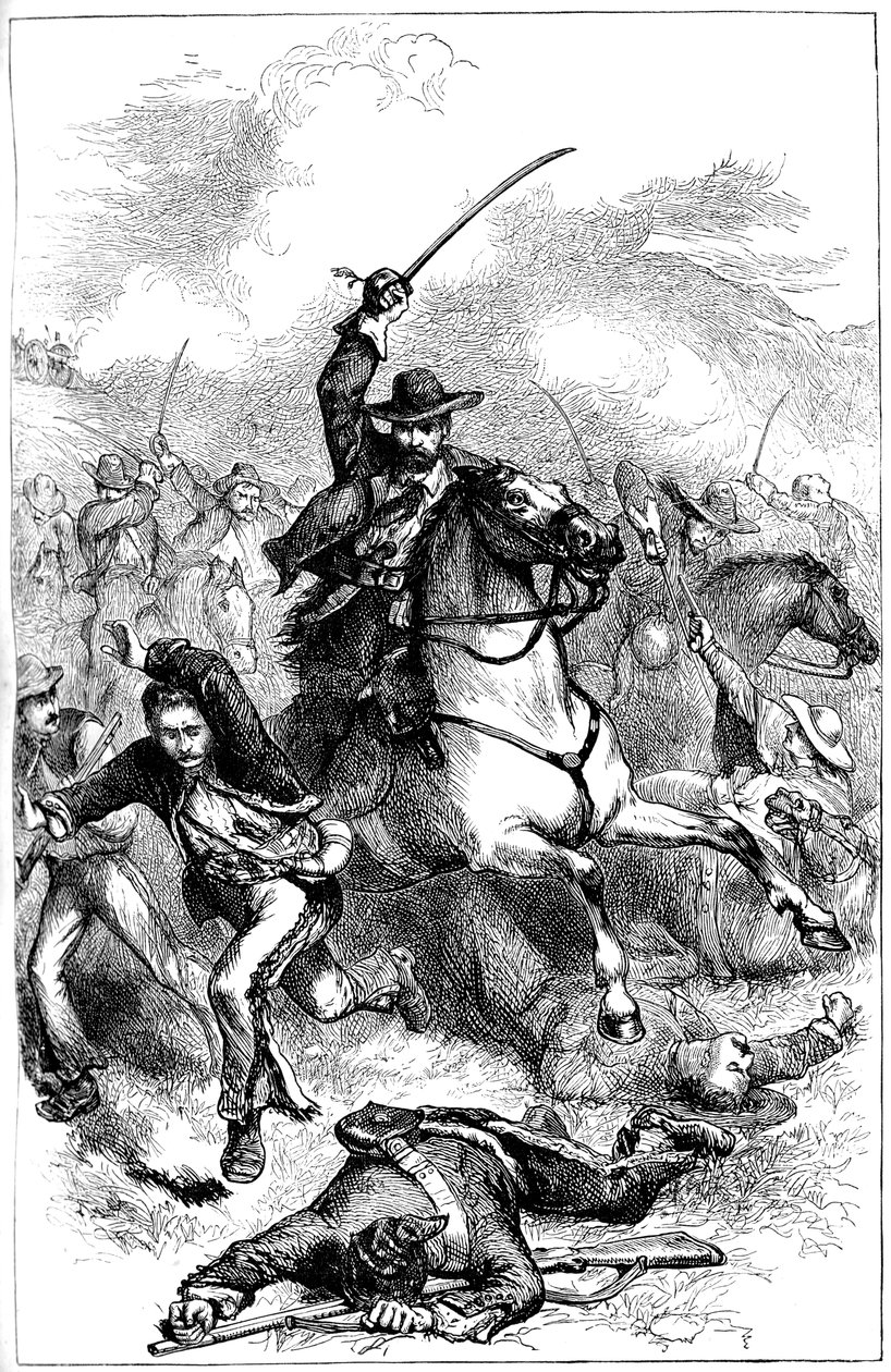 Buena Vista-i csata, Mexikó, 1847 c1880 alkotó: Unbekannt