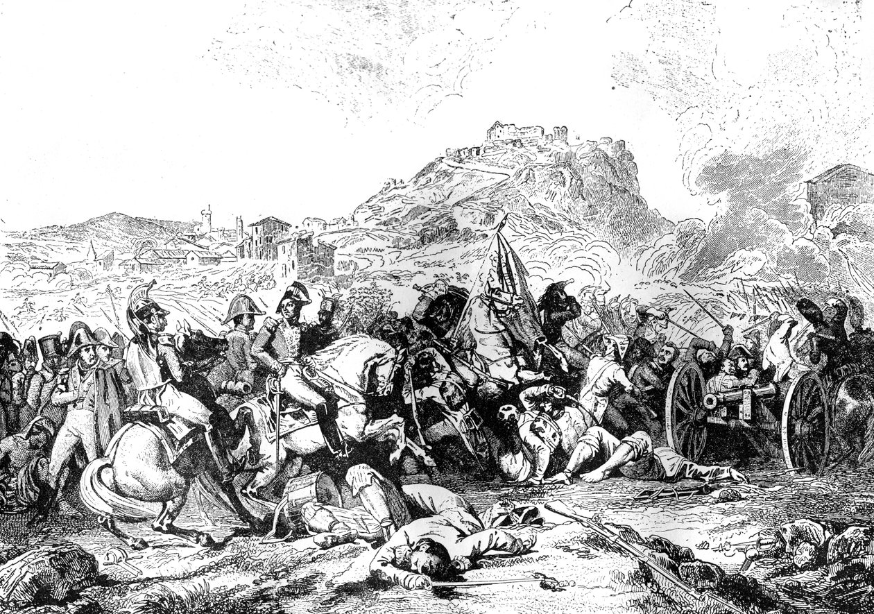 Castallai csata, Spanyolország, 1812. július 21. 1882-1884 alkotó: Unbekannt