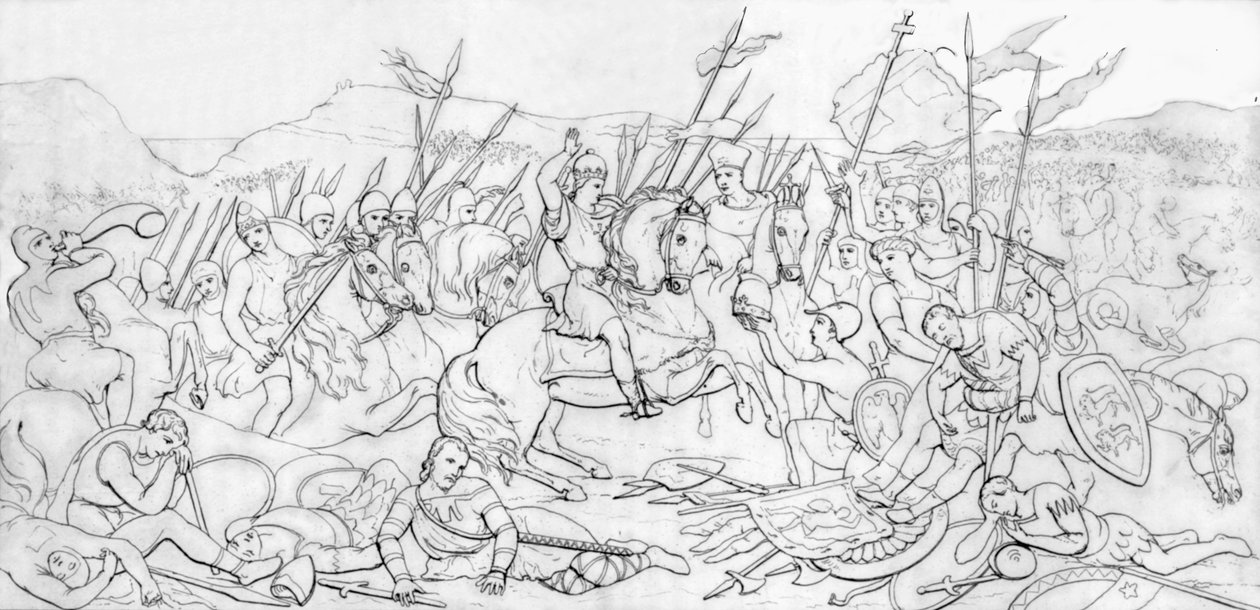 Hastingsi csata, 1066, 1835. alkotó: Unbekannt