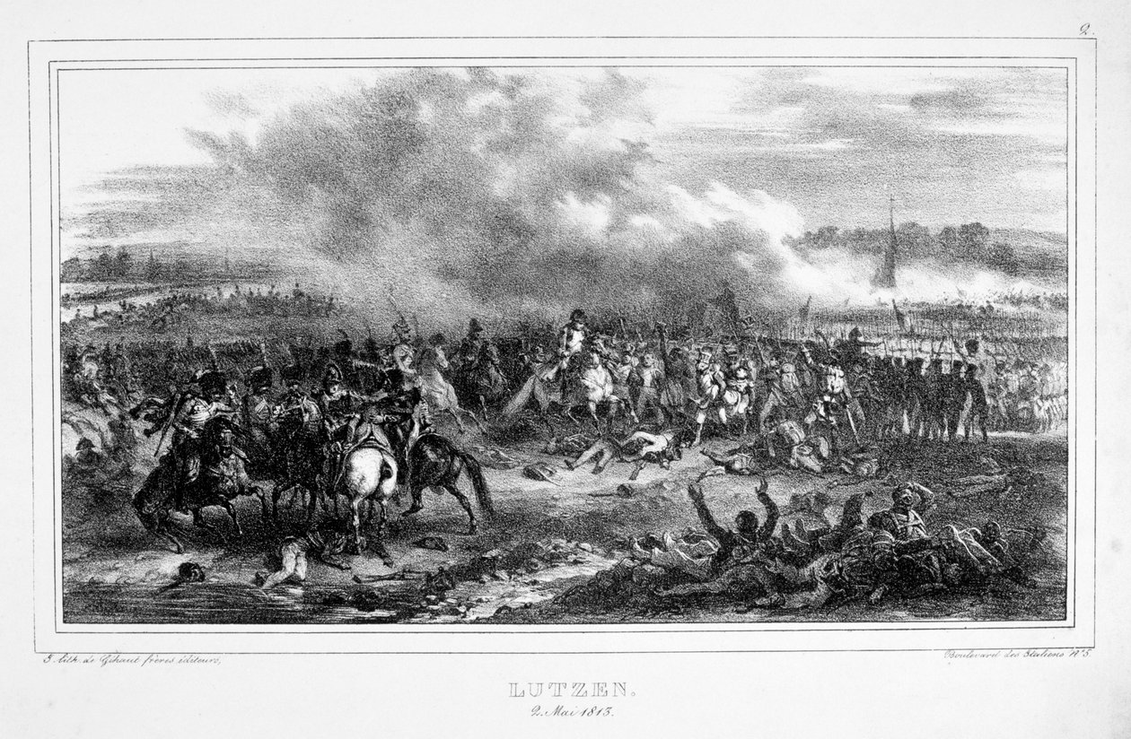 Lutzen csata, 1813. május 2 alkotó: Unbekannt