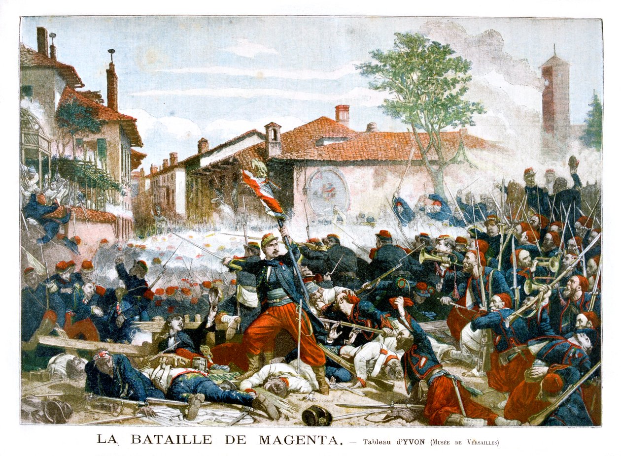 Magenta csata, 1859, 1901 alkotó: Unbekannt