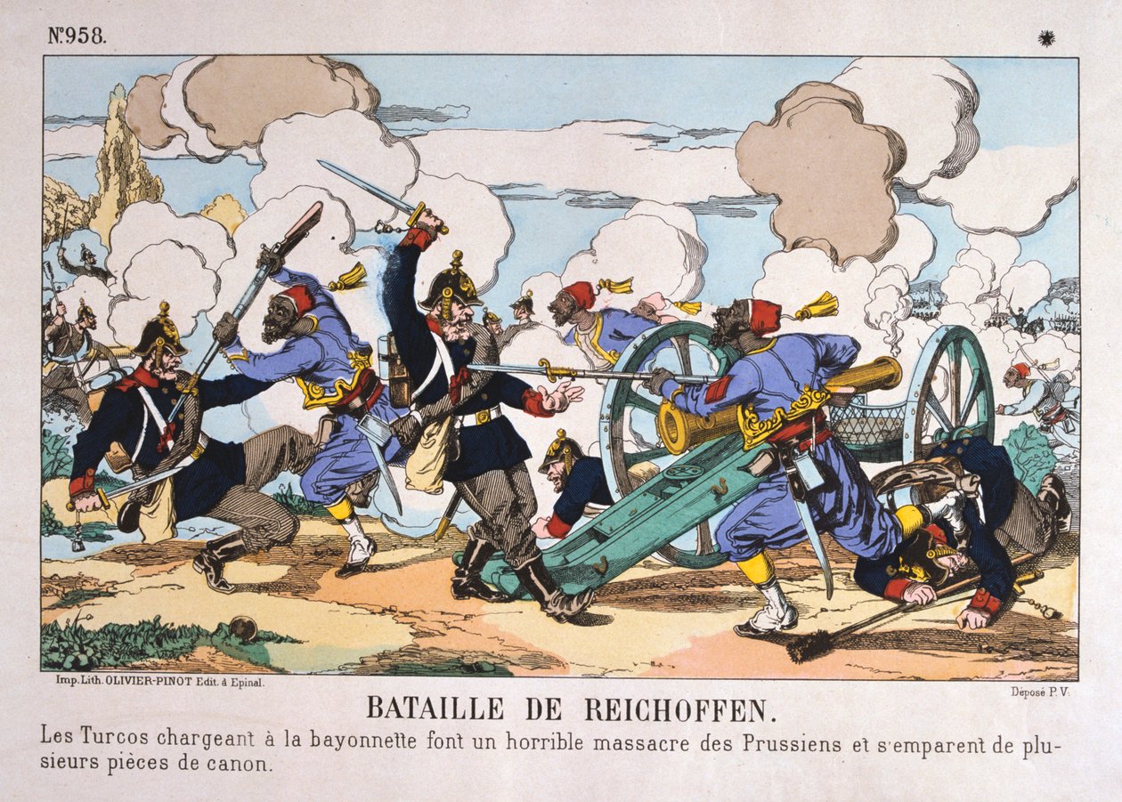 Reichshoffeni csata, francia-porosz háború, 1870. augusztus 6 alkotó: Unbekannt