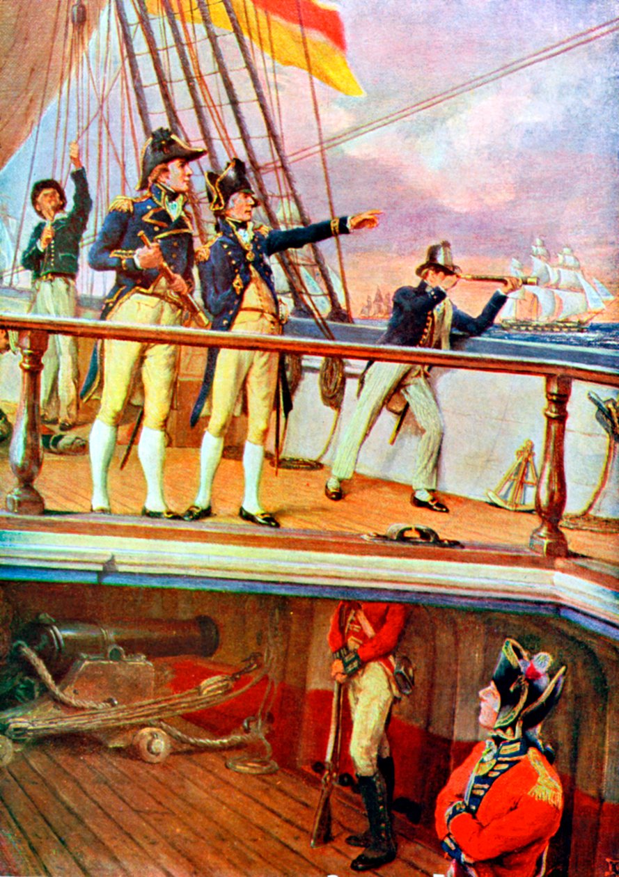 Trafalgari csata, 1805. október 21 alkotó: Unbekannt