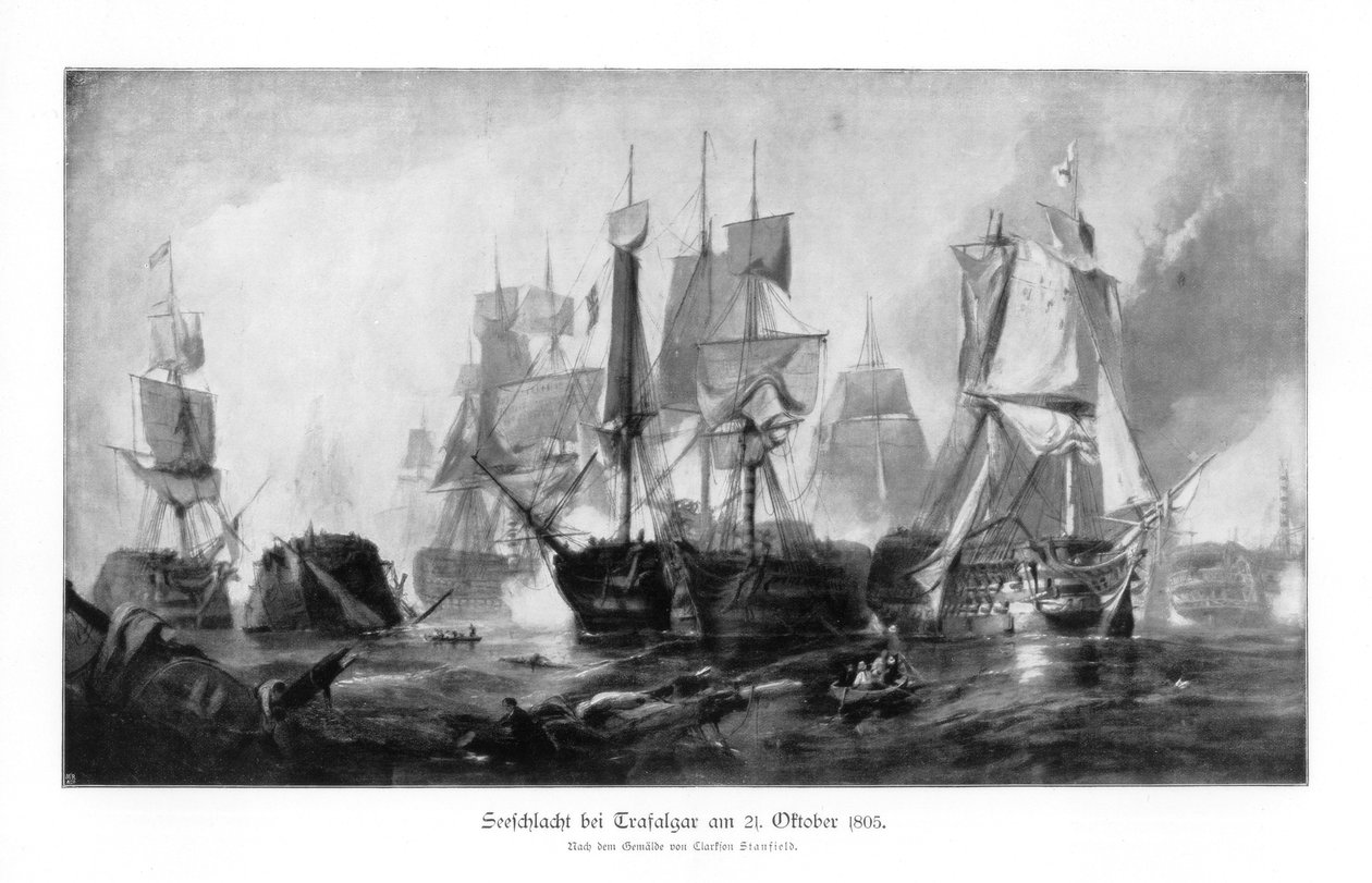 Trafalgari csata, 1805. október 21., 1900 alkotó: Unbekannt