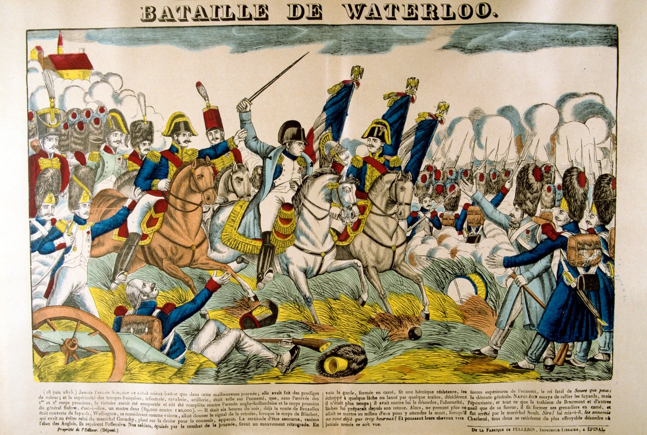 Waterloo-i csata, 1815. június 18., 19. század alkotó: Unbekannt