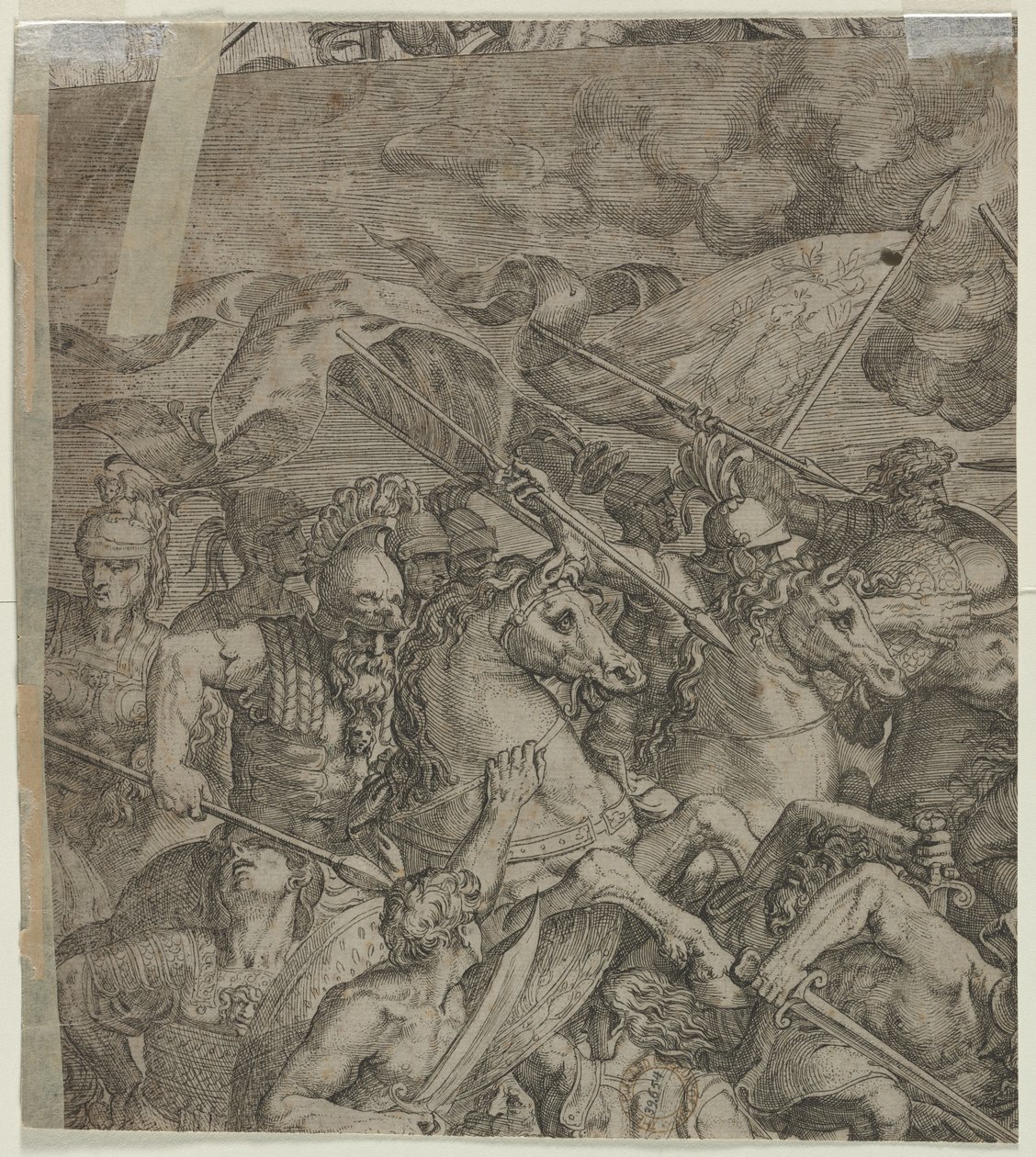 Milvian-hídi csata töredéke, 1500-as évek. alkotó: Unbekannt