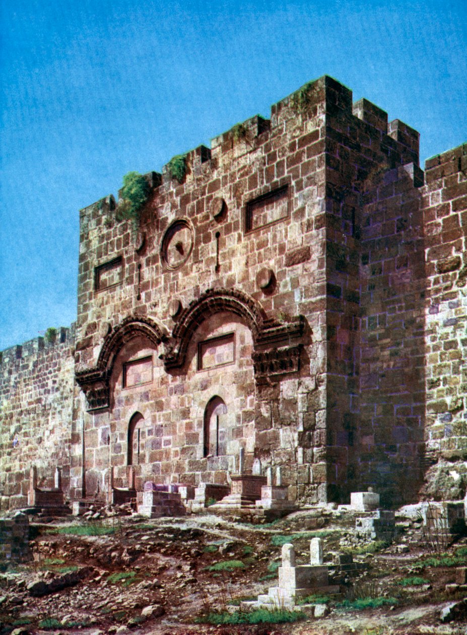 Temple Hill csatái, Jeruzsálem, Izrael, 1933-1934 alkotó: Unbekannt