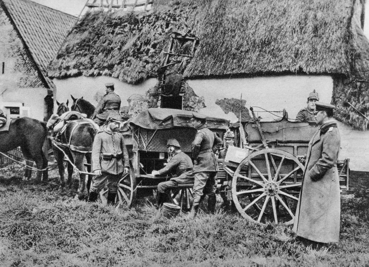 Bajor mobiltelefon-egység, I. világháború, 1915 alkotó: Unbekannt